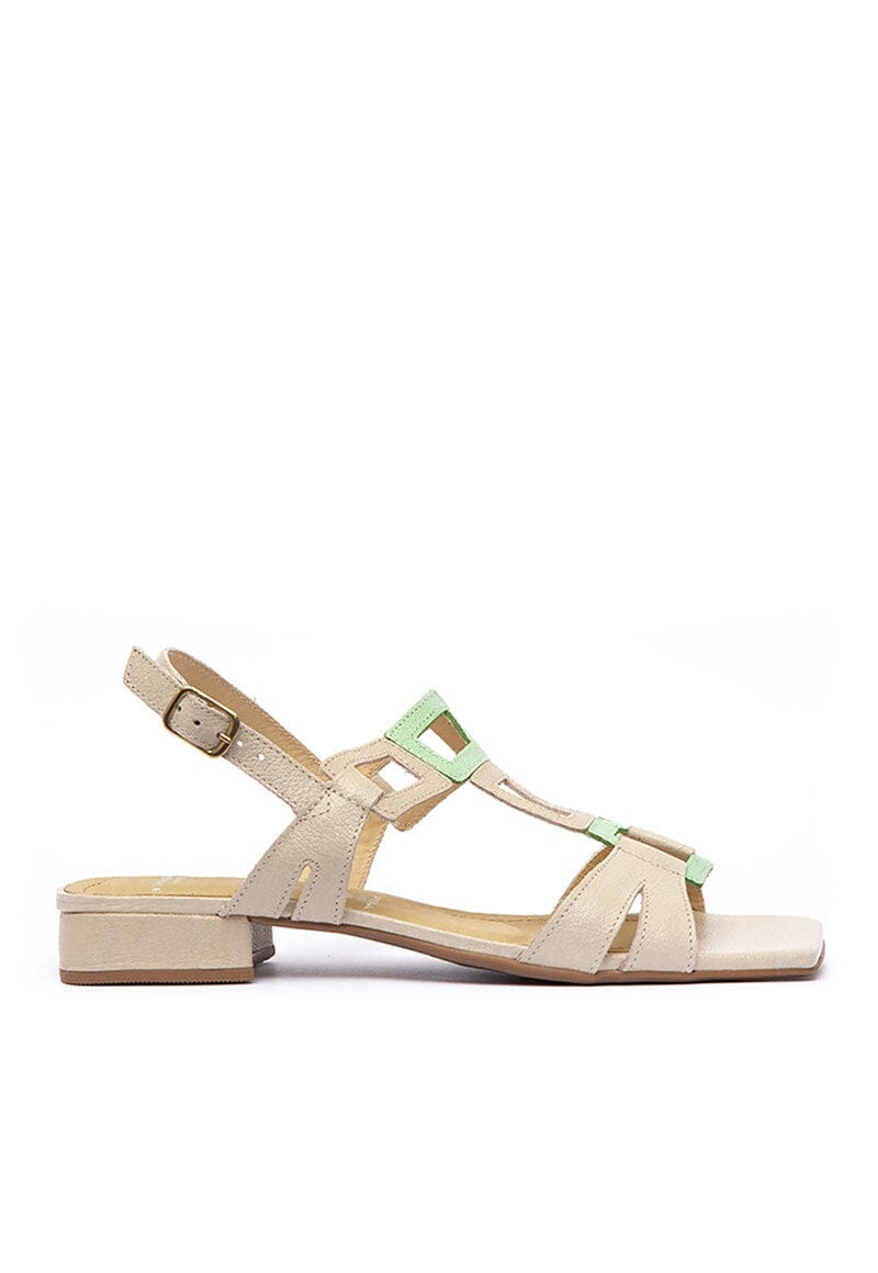 Sandalia Mujer / Bora Beige Verde SANDALIAS Giani Dafirenze 