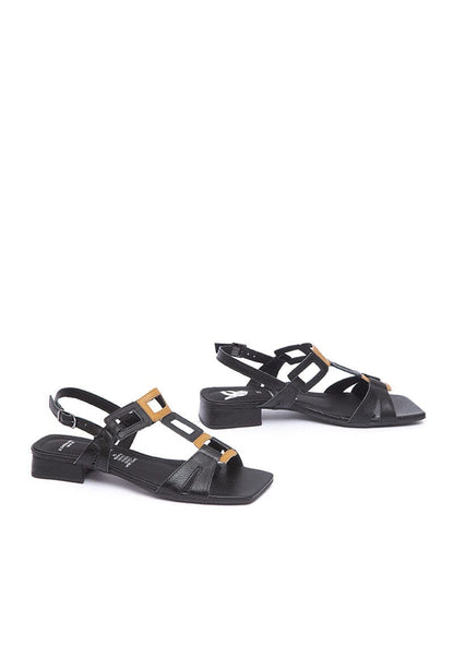 Sandalia Mujer / Bora Negro Camel SANDALIAS Giani Dafirenze 