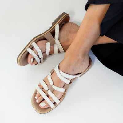 Sandalia Mujer / Costa Beige Cafe