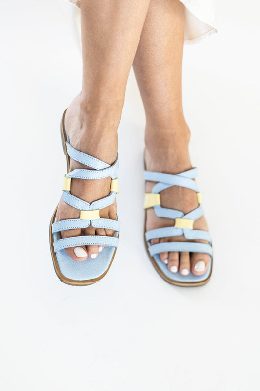 Sandalia Mujer / Costa Celeste Amarillo SANDALIAS Giani Dafirenze 