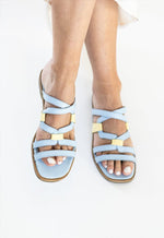 Sandalia Mujer / Costa Celeste Amarillo SANDALIAS Giani Dafirenze 