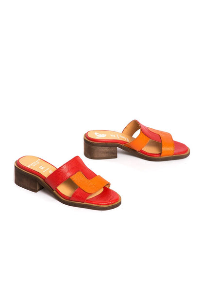 Sandalia Mujer / Dolce Rojo Naranja SANDALIAS Giani Dafirenze 