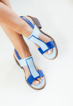 Sandalia Mujer / Esmeralda Azul Celeste SANDALIAS Giani Dafirenze 