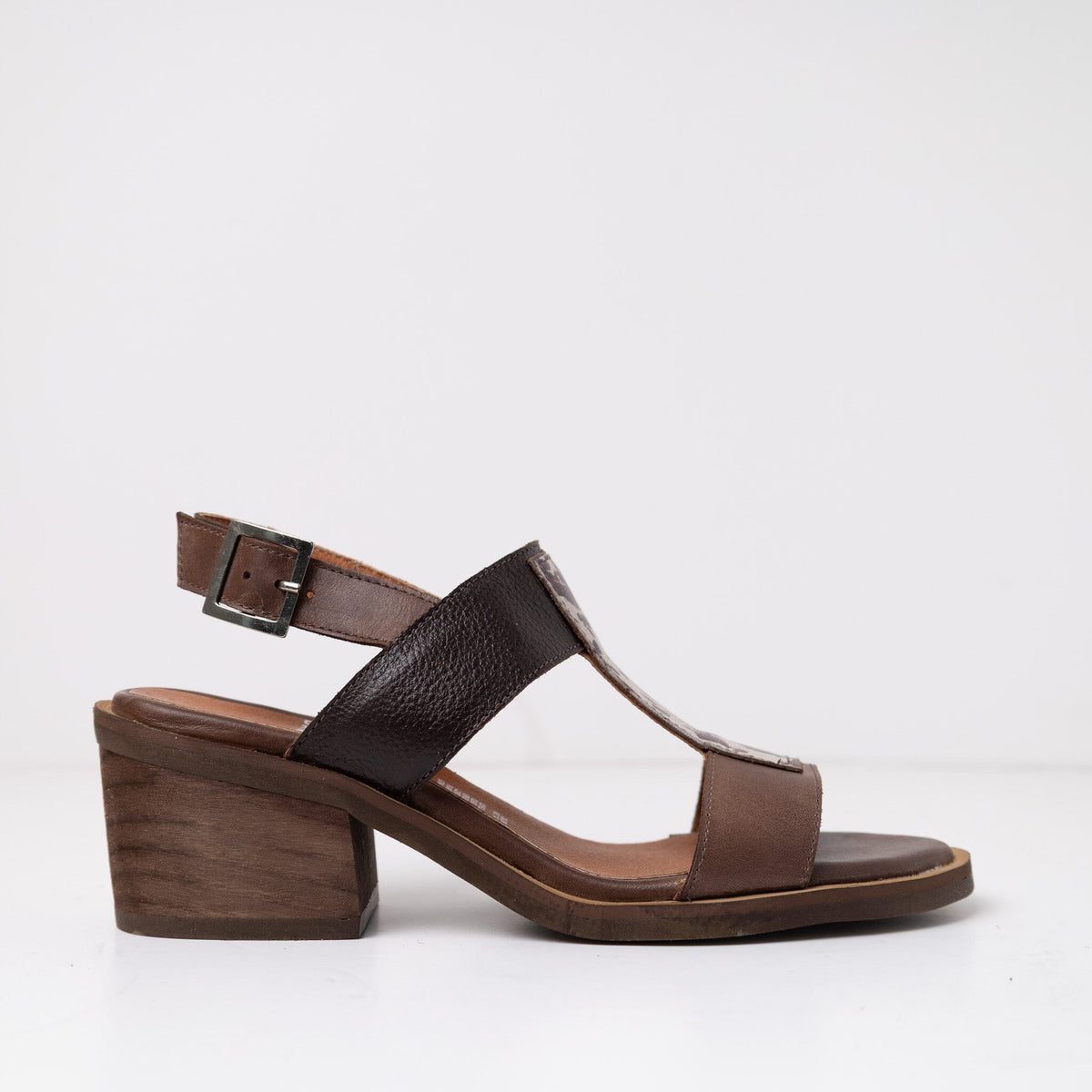 Sandalia Mujer / Esmeralda Café Print SANDALIAS Giani Dafirenze 