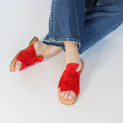 Sandalia Mujer / Fiofio Rojo