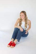 Sandalia Mujer / Fiofio Rojo SANDALIAS Giani Dafirenze 