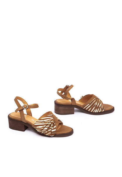 Sandalia Mujer / Galdana Camel SANDALIAS Giani Dafirenze 