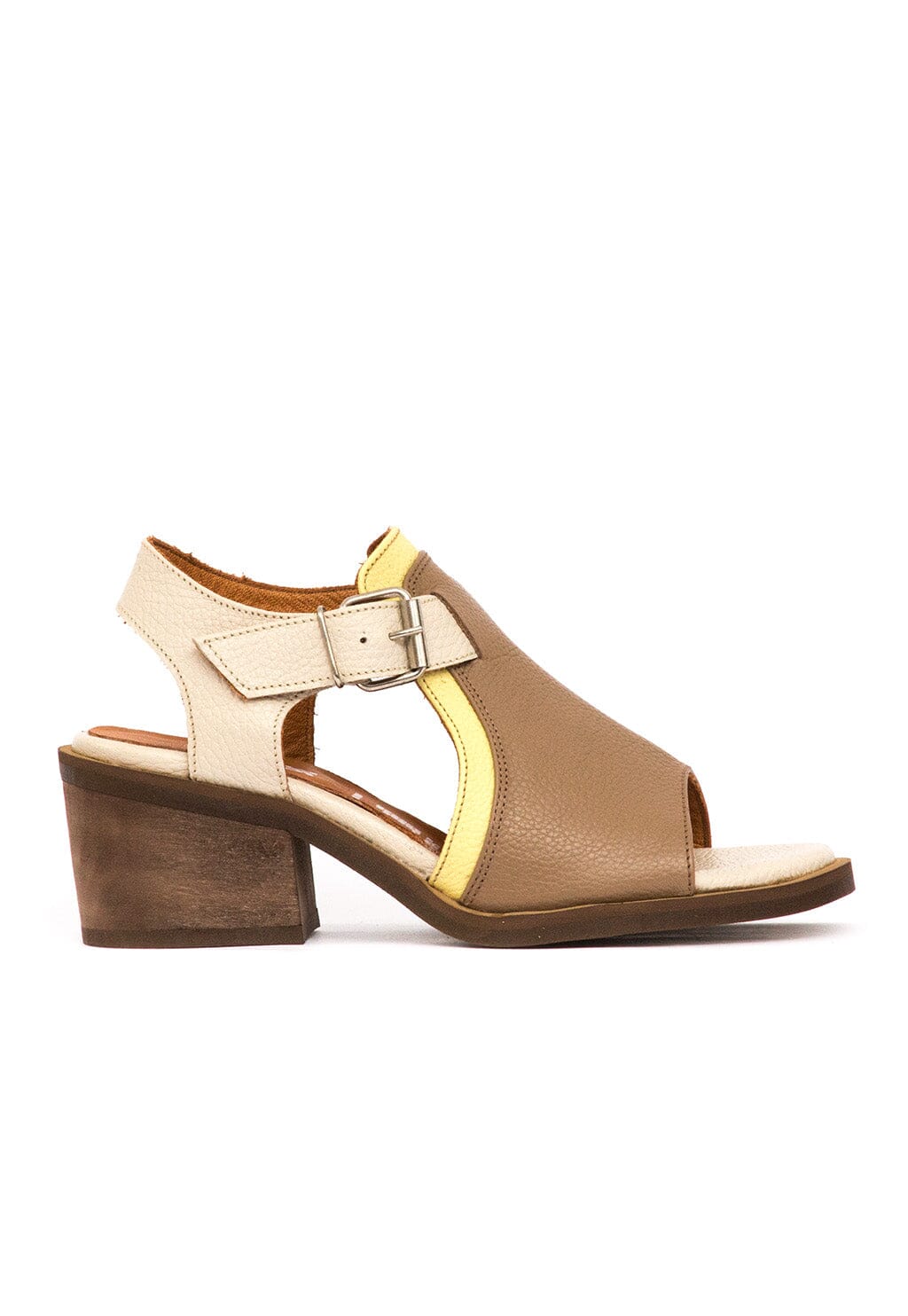 Sandalia Mujer / Guanay Cafe Amarillo SANDALIAS Giani Dafirenze 