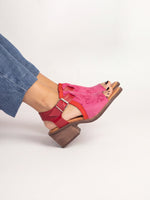 Sandalia Mujer / Guanay Fucsia Rojo SANDALIAS Giani Dafirenze 