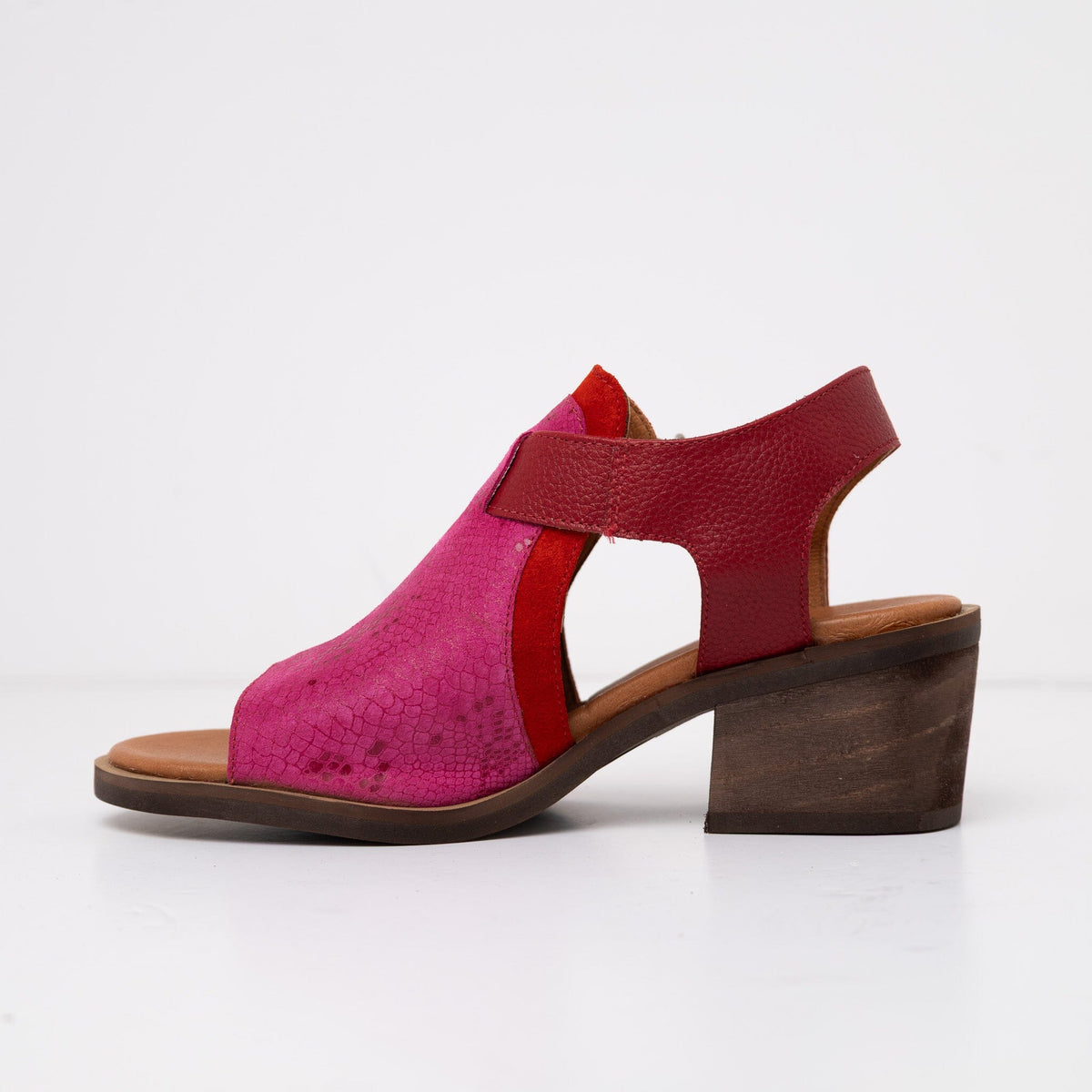 Sandalia Mujer / Guanay Fucsia Rojo SANDALIAS Giani Dafirenze 