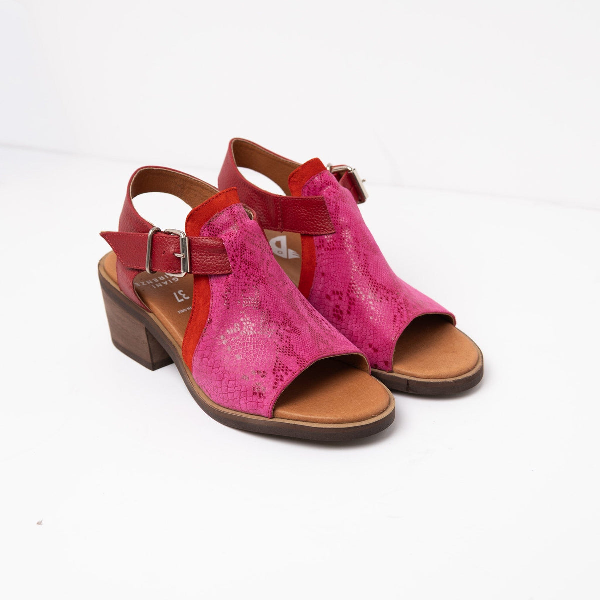 Sandalia Mujer / Guanay Fucsia Rojo SANDALIAS Giani Dafirenze 