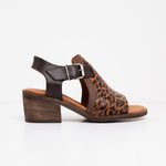 Sandalia Mujer / Guanay Leopardo Café SANDALIAS Giani Dafirenze 