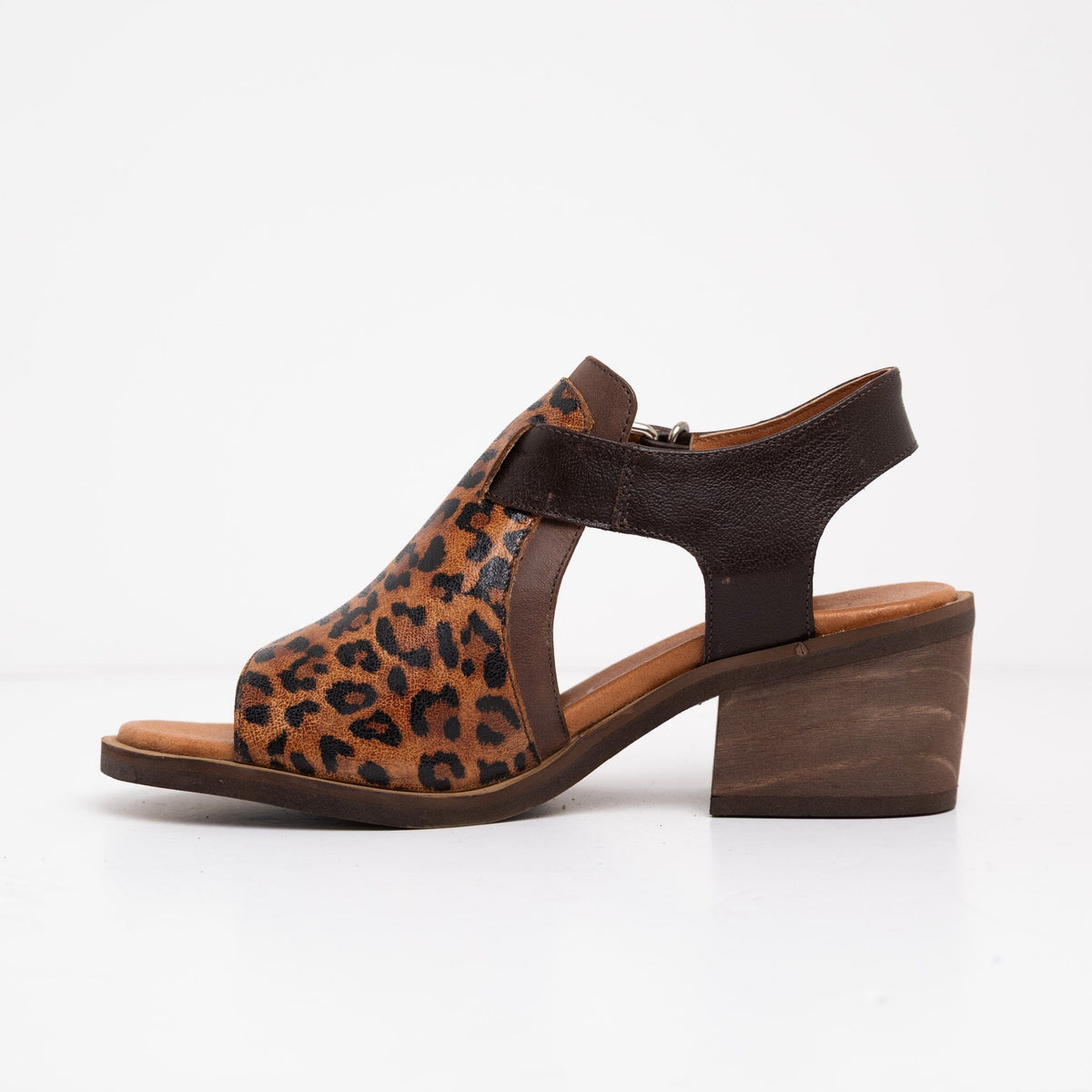 Sandalia Mujer / Guanay Leopardo Café SANDALIAS Giani Dafirenze 