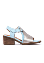 Sandalia Mujer / Guanay Metalico Celeste SANDALIAS Giani Dafirenze 