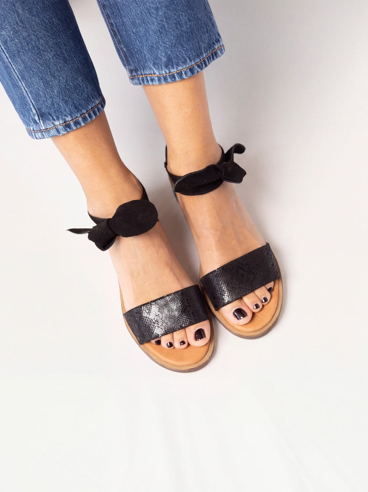 Sandalia Mujer / Halieto Negro SANDALIAS Giani Dafirenze 