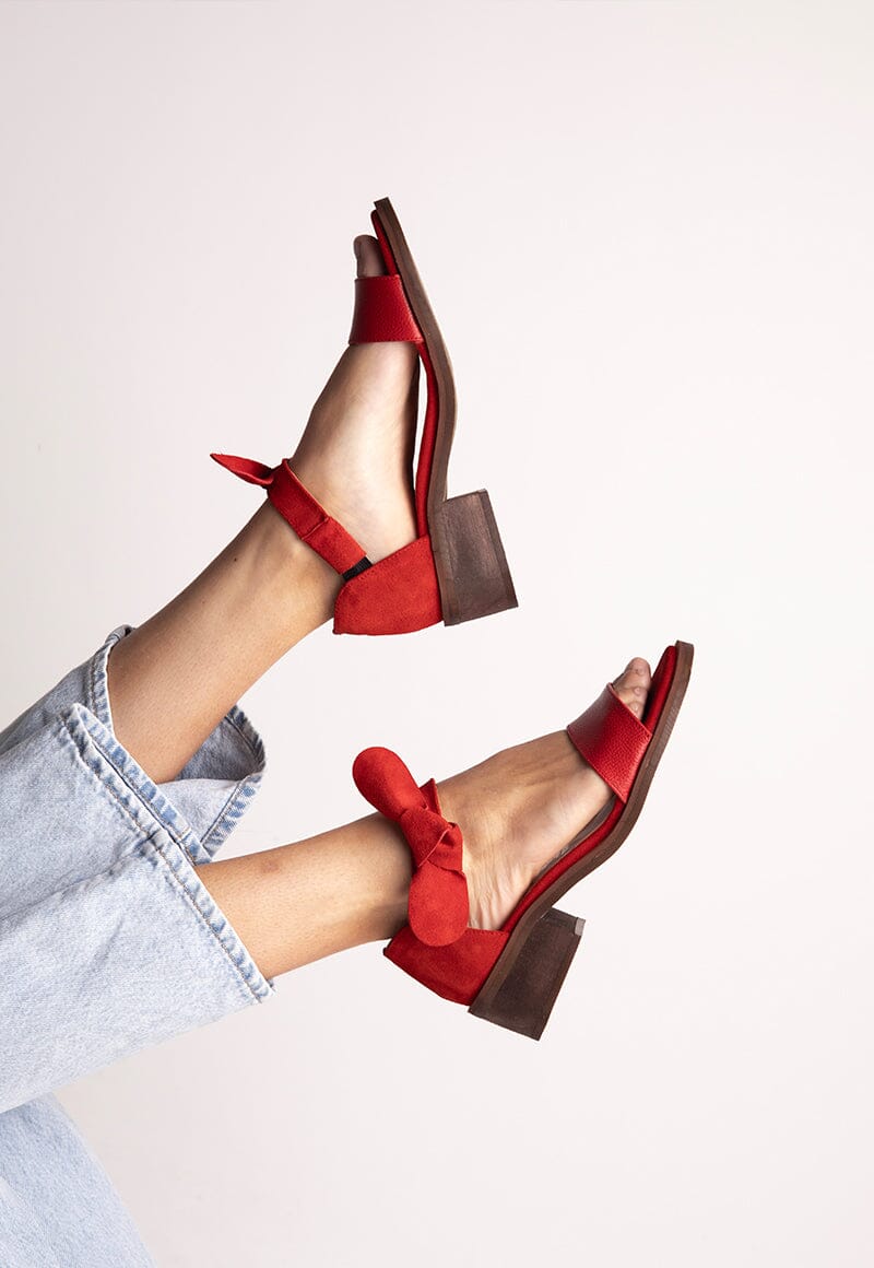 Sandalia Mujer / Halieto Rojo SANDALIAS Giani Dafirenze 