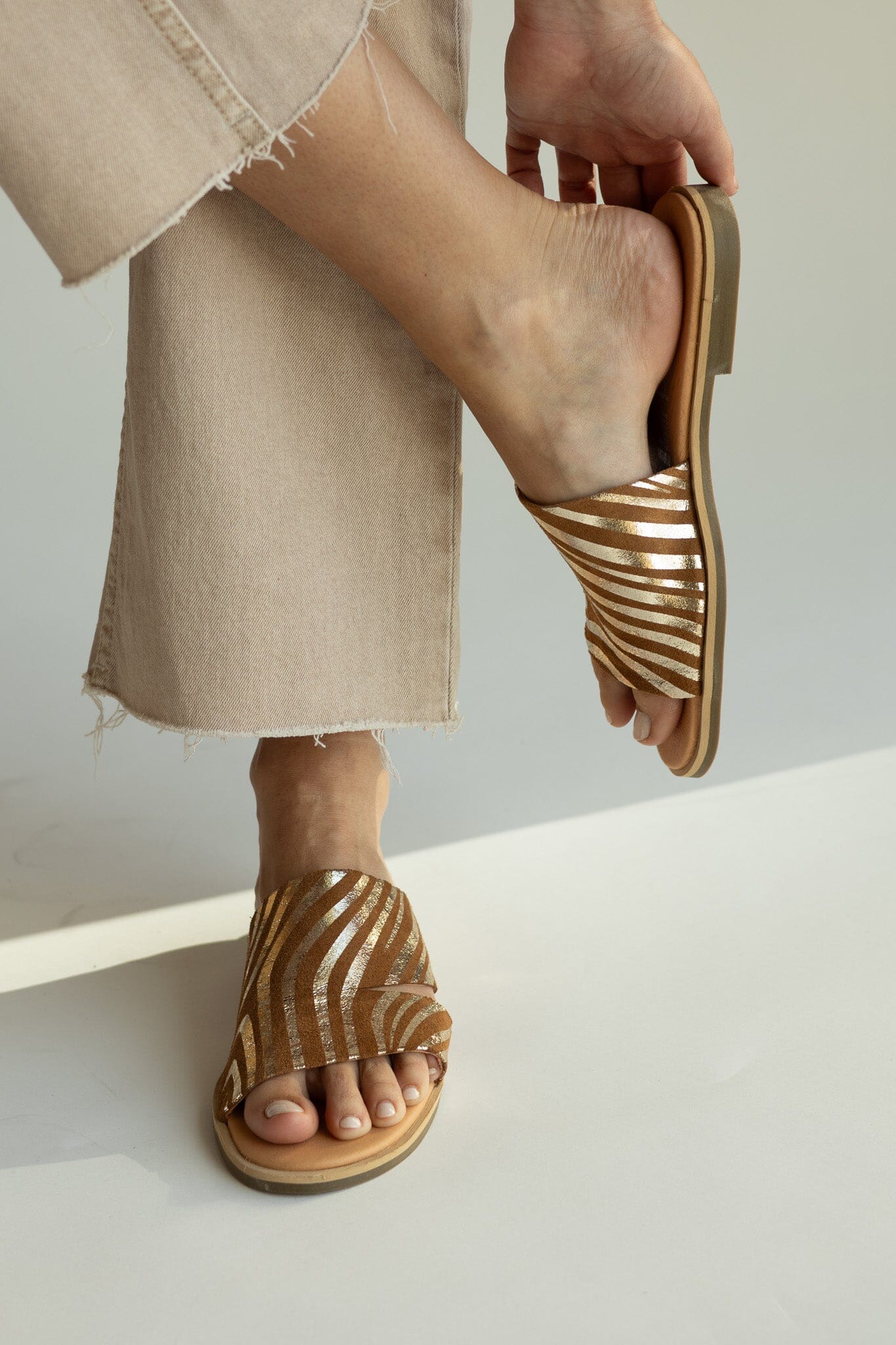 Sandalia Mujer / Lile Camel SANDALIAS Giani Dafirenze 