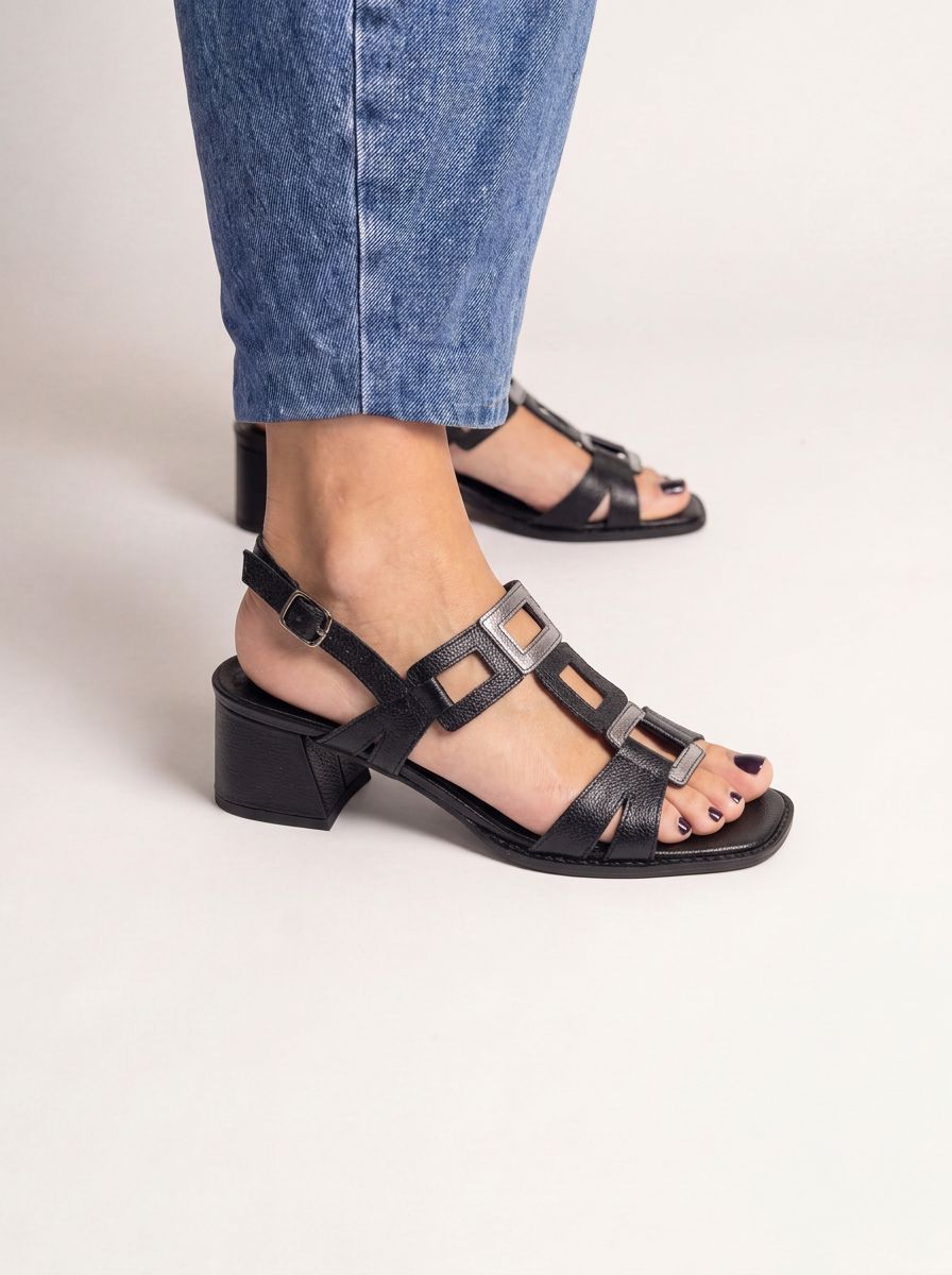 Sandalia Mujer / Litoral Negro SANDALIAS Giani Dafirenze 