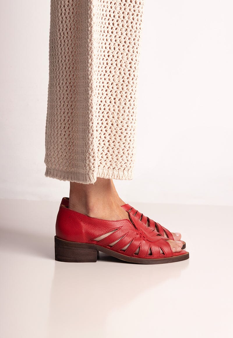 Sandalia Mujer / Mielero Rojo SANDALIAS Giani Dafirenze 