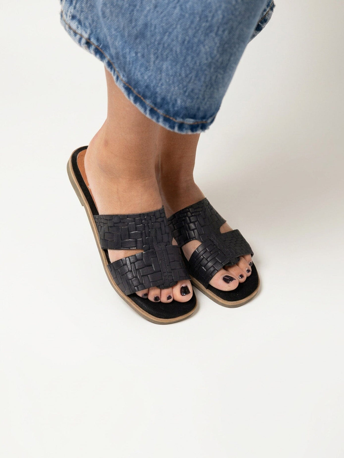 Sandalia Mujer / Nacar Negro SANDALIAS Giani Dafirenze 