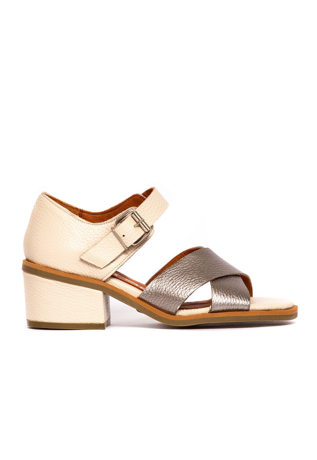 Sandalia Mujer / Nera Metálico Beige SANDALIAS Giani Dafirenze 