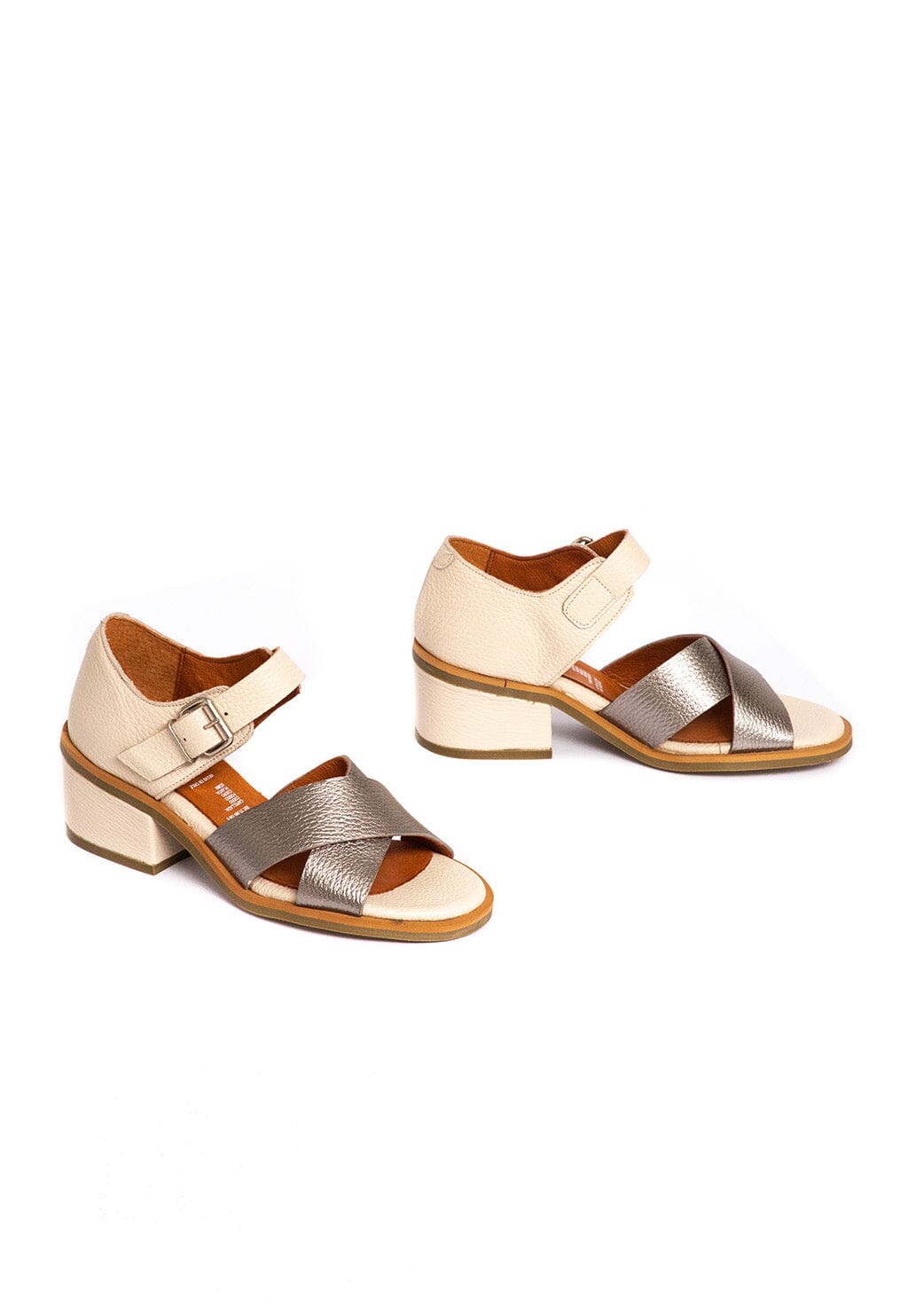 Sandalia Mujer / Nera Metálico Beige SANDALIAS Giani Dafirenze 