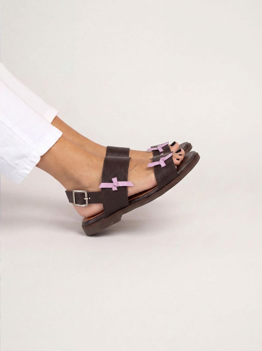 Sandalia Mujer / Niebla Café Lila SANDALIAS Giani Dafirenze 