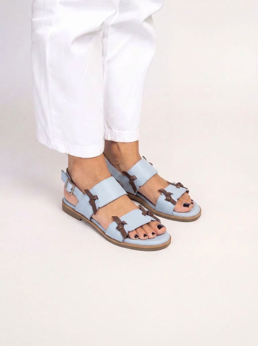 Sandalia Mujer / Niebla Celeste Café SANDALIAS Giani Dafirenze 