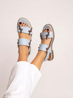 Sandalia Mujer / Niebla Celeste Café SANDALIAS Giani Dafirenze 
