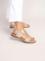 Sandalia Mujer / Niebla Niquel Beige SANDALIAS Giani Dafirenze 