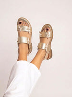 Sandalia Mujer / Niebla Niquel Beige SANDALIAS Giani Dafirenze 