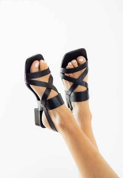 Sandalia Mujer / Nina Negro ZAPATOS Giani Dafirenze 