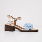 Sandalia Mujer / Nogal Celeste Niquel SANDALIAS Giani Dafirenze 
