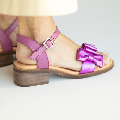 Sandalia Mujer / Nogal Fucsia