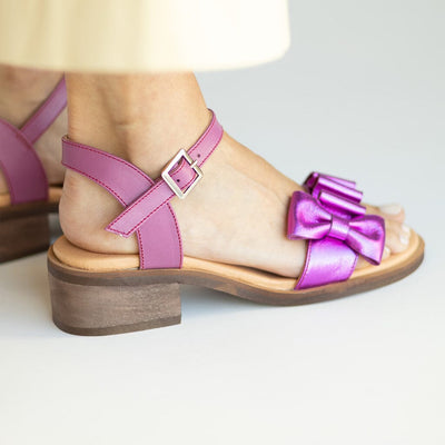 Sandalia Mujer / Nogal Fucsia