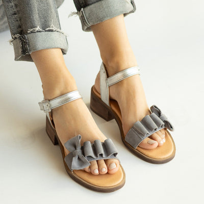 Sandalia Mujer / Nogal Gris