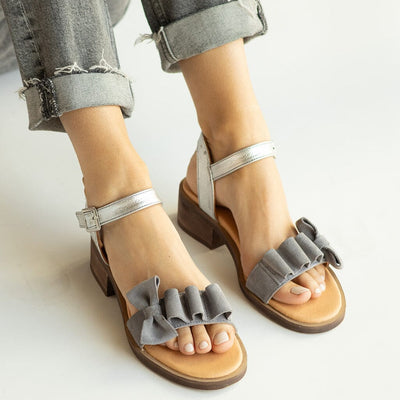 Sandalia Mujer / Nogal Gris