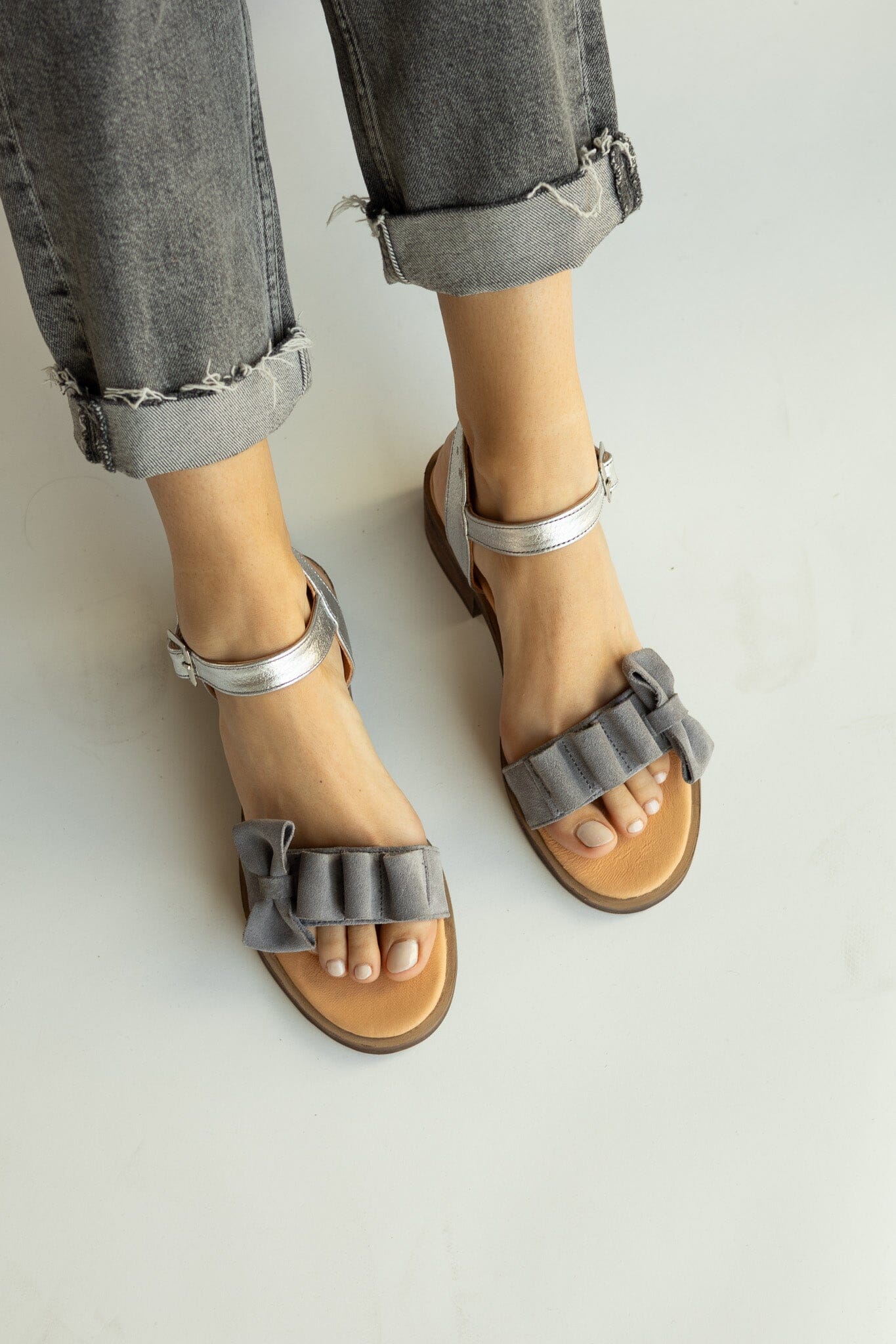 Sandalia Mujer / Nogal Gris SANDALIAS Giani Dafirenze 
