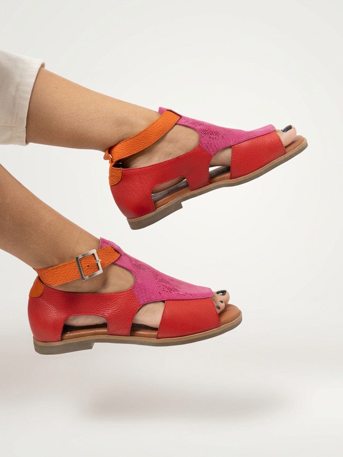 Sandalia Mujer / Octay Rojo Fucsia SANDALIAS Giani Dafirenze 