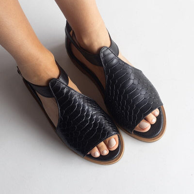 Sandalia Mujer / Oliva Negro