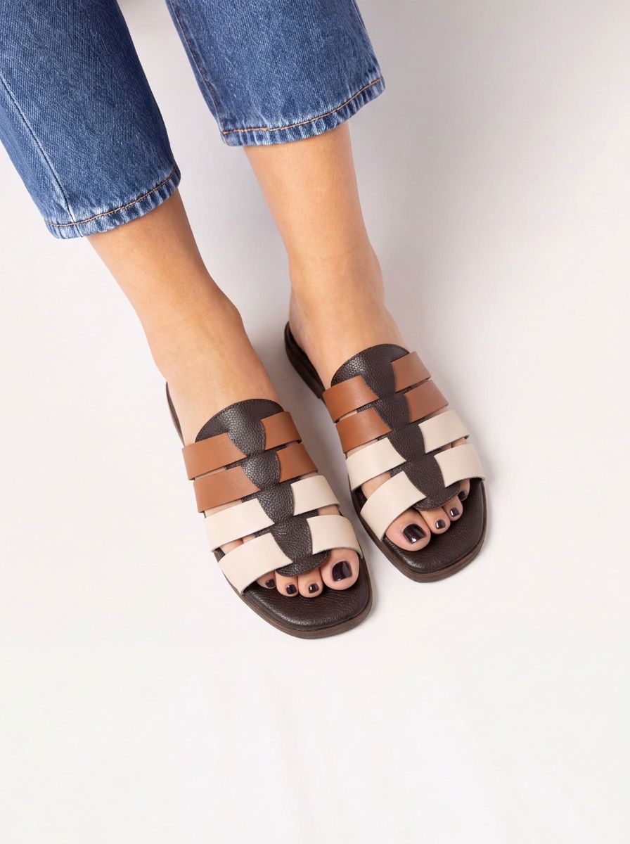Sandalia Mujer / Opalo Café Beige SANDALIAS Giani Dafirenze 