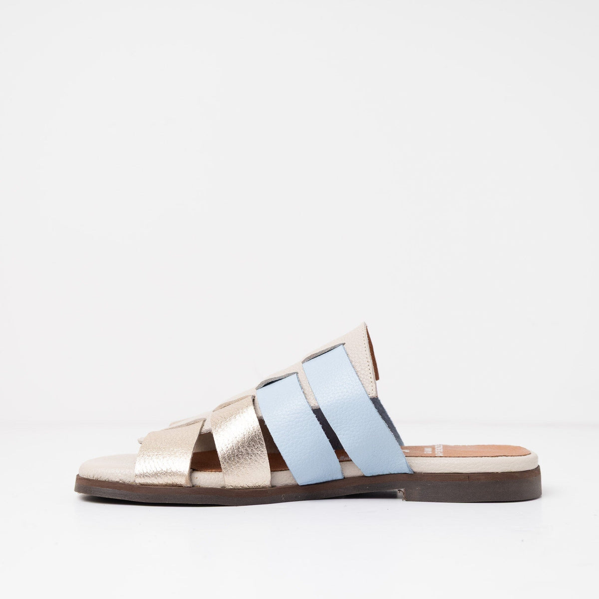 Sandalia Mujer / Opalo Niquel Celeste SANDALIAS Giani Dafirenze 