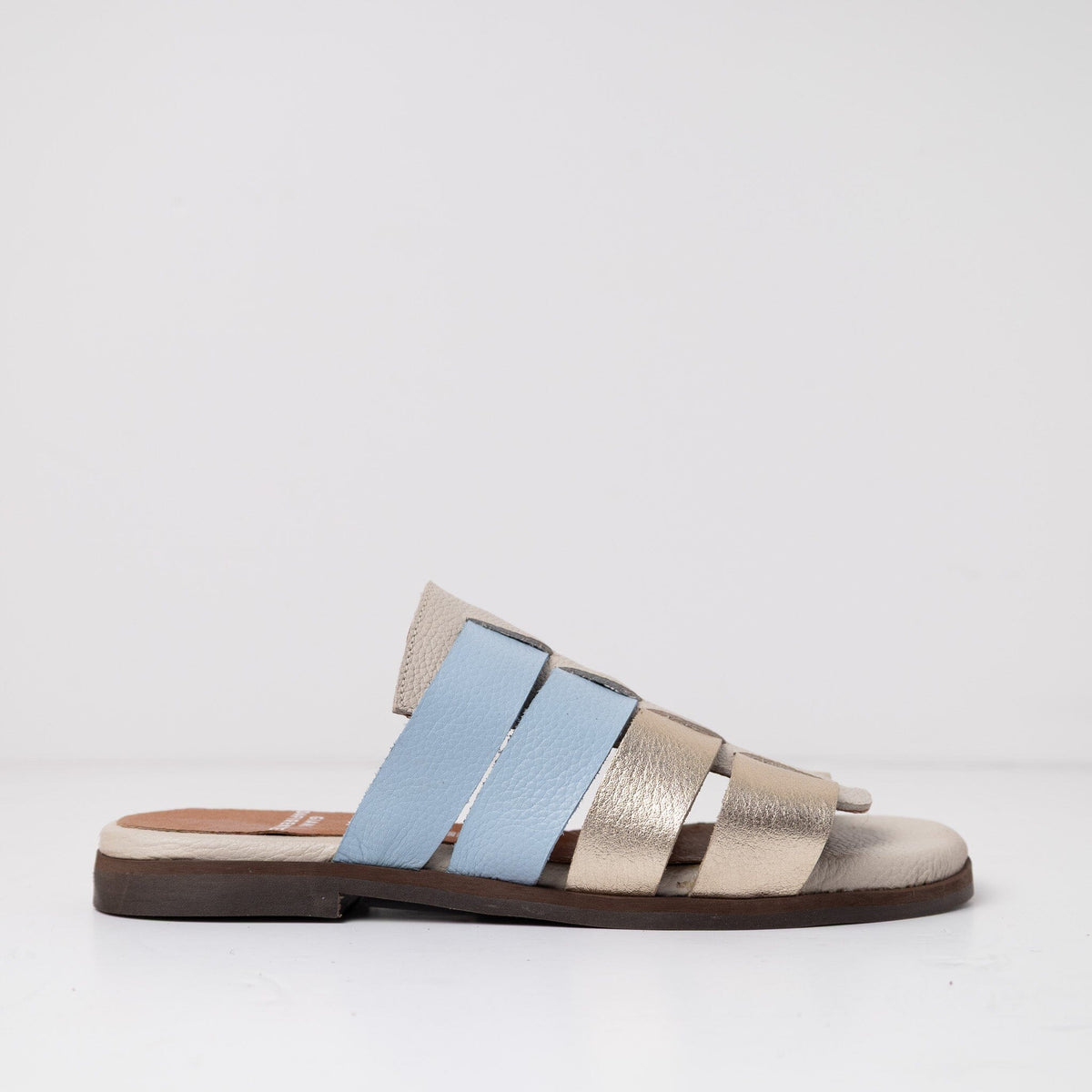 Sandalia Mujer / Opalo Niquel Celeste SANDALIAS Giani Dafirenze 