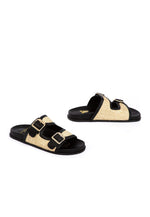 Sandalia Mujer / Palma Negro Beige SANDALIAS Giani Dafirenze 