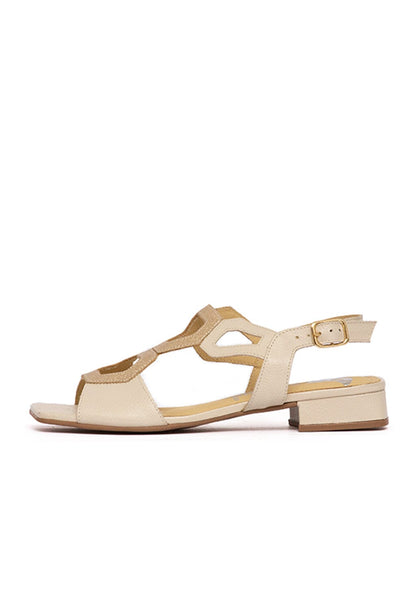 Sandalia Mujer / Perla Beige Niquel ZAPATOS Giani Dafirenze 