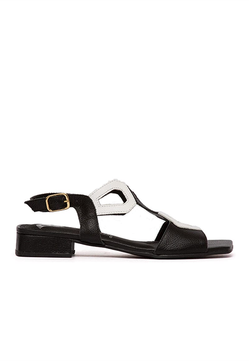 Sandalia Mujer / Perla Negro Blanco ZAPATOS Giani Dafirenze 