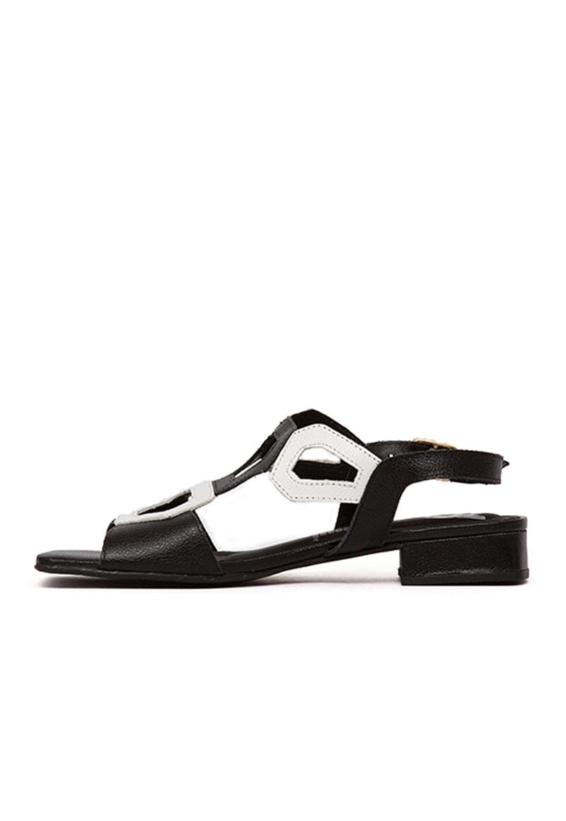 Sandalia Mujer / Perla Negro Blanco ZAPATOS Giani Dafirenze 