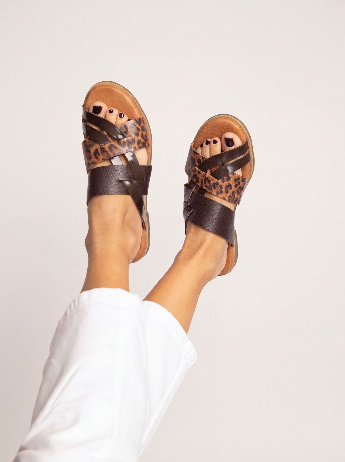 Sandalia Mujer / Pino Café Leopardo SANDALIAS Giani Dafirenze 
