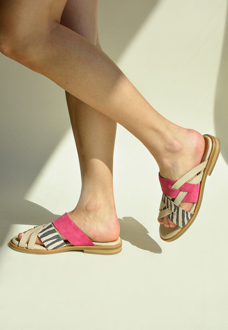 Sandalia Mujer / Pino Fucsia Print SANDALIAS Giani Dafirenze 