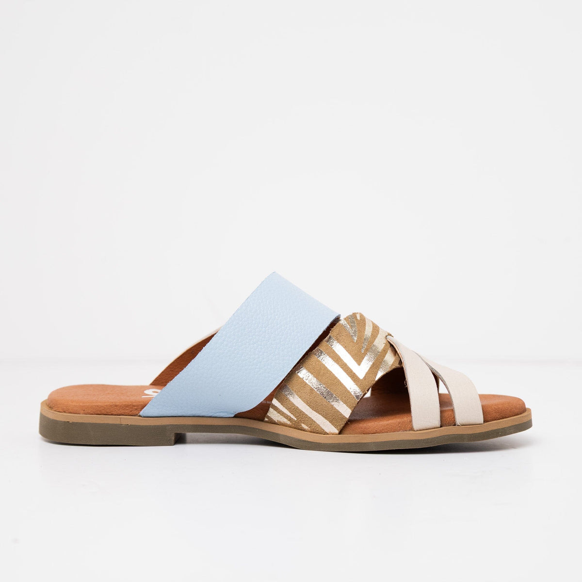 Sandalia Mujer / Pino Print Celeste SANDALIAS Giani Dafirenze 